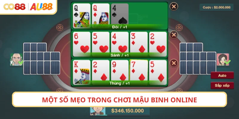 Một số mẹo trong chơi mậu binh