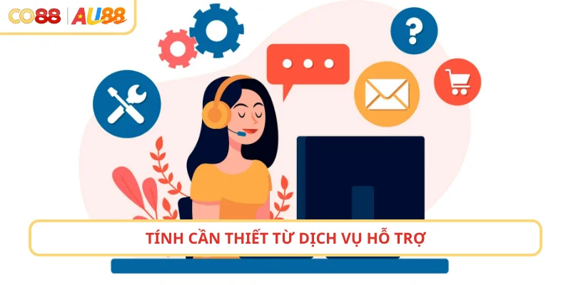 Tính cần thiết từ dịch vụ hỗ trợ